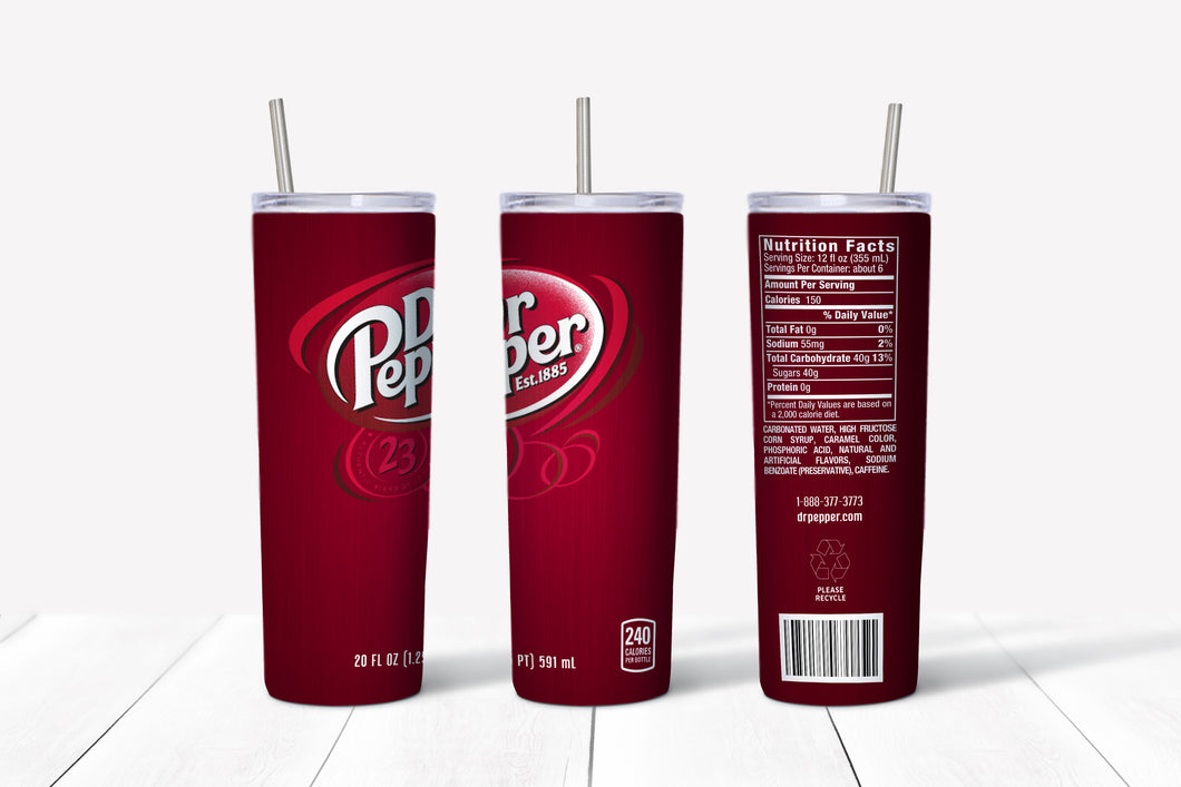Dr Pepper and Diet Dr Pepper Tumbler 