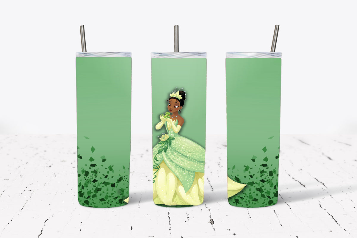 Tiana 40oz Tumbler Sublimation Tumbler With Handle Princess Frog Stanley  Dupe Stanley Tumbler 