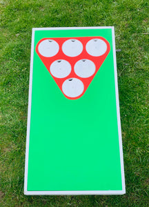 Interchangeable Cornhole Pong Set